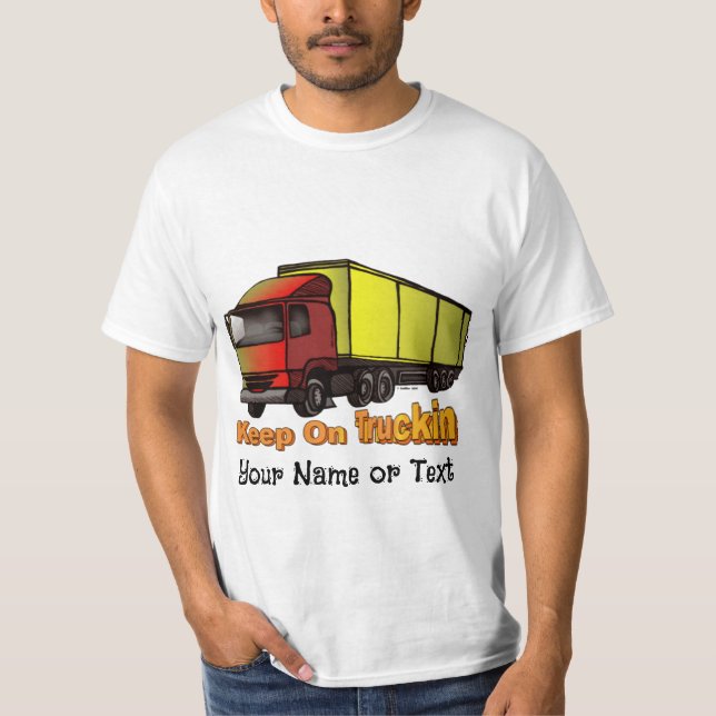Retro Trucker 1 T-Shirt (Framsida)