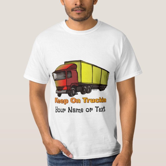 Retro Trucker 2 T-Shirt (Framsida)