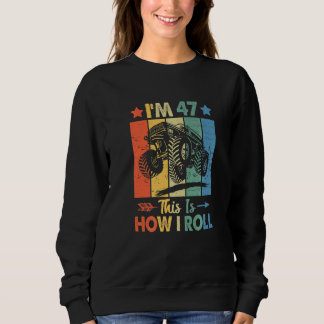 Retro Trucker Birthday Det här är hur jag rullar 4 T Shirt
