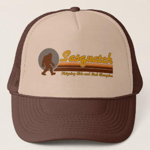 Retro truckerkeps för Sasquatch kurragömmamästa