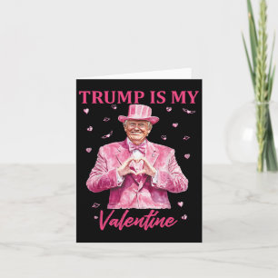 Retro Trump är min valentin Trump Alla hjärtans da Kort