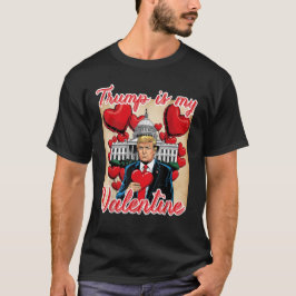 Retro Trump är min Valentine Trump Alla hjärtans d T Shirt