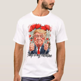 Retro Trump är min Valentine Trump Alla hjärtans d T Shirt