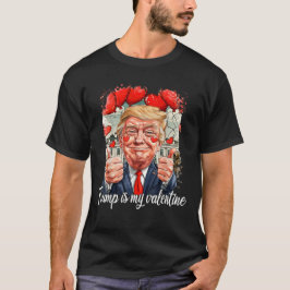 Retro Trump är min Valentine Trump Alla hjärtans d T Shirt