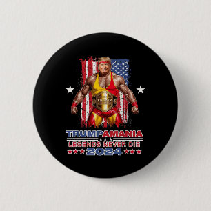 Retro Trump Funny Wrestling Meme Trumpamania 2024 Knapp