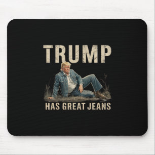 Retro Trump har fantastiska jeans meme Musmatta