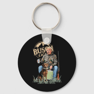 Retro Trump Hunting Hjort Funny Beer Drinking Hunt Nyckelring