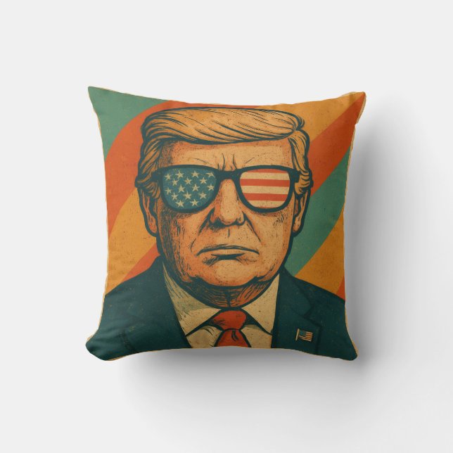 Retro Trump Kudde (Framsida)