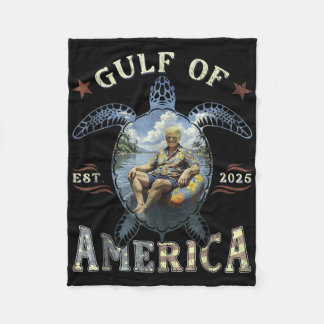 Retro Trump Merica 4:e juli Amer Fleecefilt