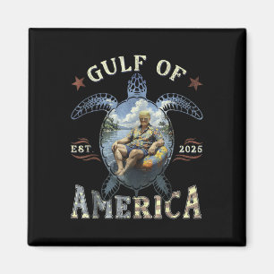 Retro Trump Merica 4:e juli Amer Magnet