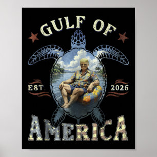 Retro Trump Merica 4:e juli Amer Poster