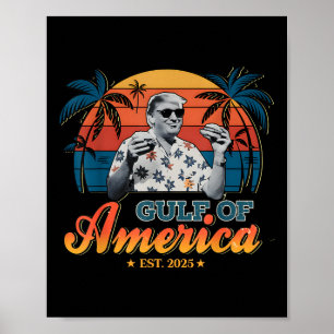 Retro Trump Shirt Bukt of US America Est 2025 Poster