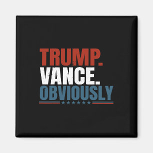 Retro Trump Vance Uppenbarligen Donald Trump Val Magnet