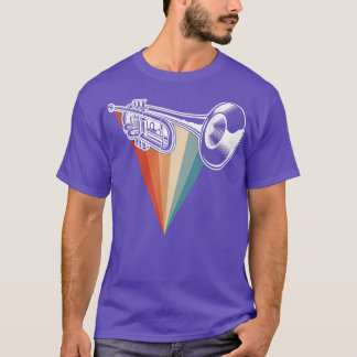 Retro Trumpet Jazz Music Trumpeter, trumpetspelare T Shirt