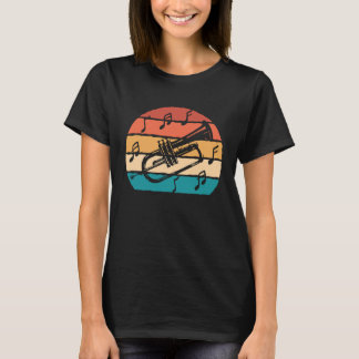 Retro Trumpet Mässing Instrument Rengöringssats Tu T Shirt