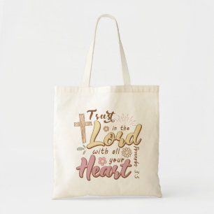 Retro Trust i Lord Bible Verse Tygkasse