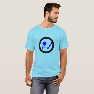 Retro Tshirt för Blueliner hockey Tee Shirt
