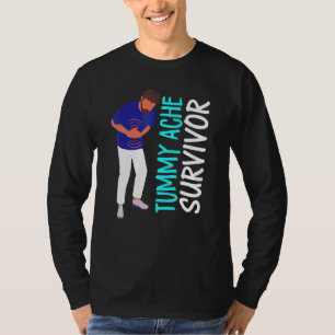 Retro Tummy Ache Överlevare Magont Ibs T Shirt