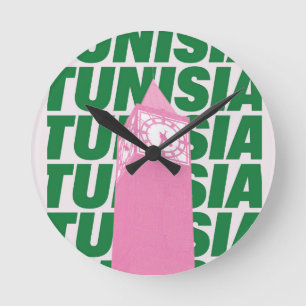Retro Tunisien Klocka Affisch Vintage Resa-Inspi