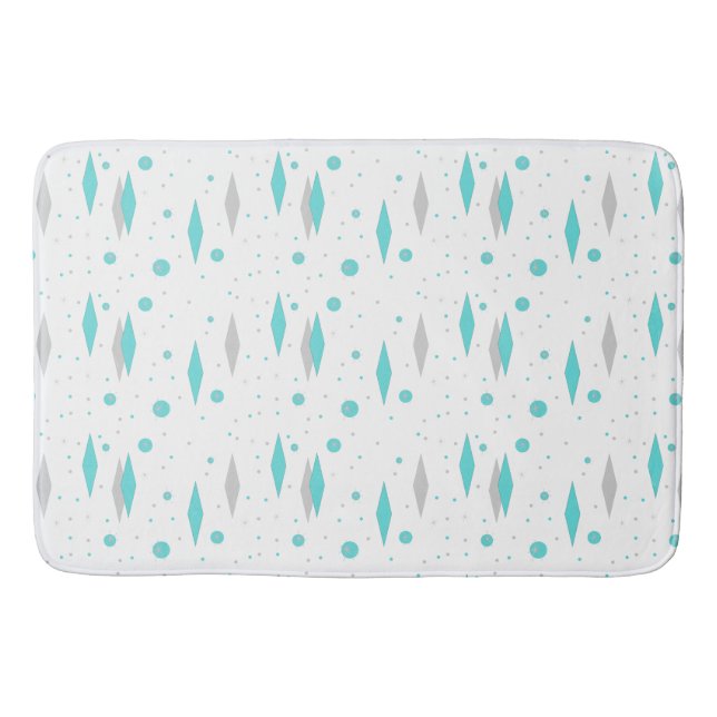 Retro Turcos Diamond & Starburst Bath Mat Badrumsmatta (Framsidan)