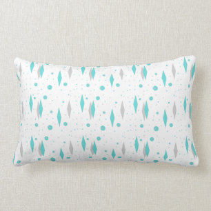 Retro Turcos Diamond & Starburst Lumbar Pillow Lumbarkudde