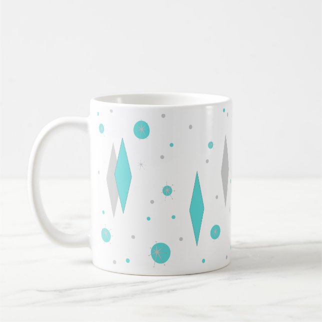 Retro Turcos Diamond & Starburst Mugg (Vänster)