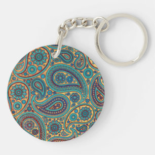 Retro Turcos Rainbow Paisley motif