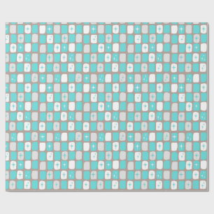 Retro Turcos Starbursts Wrapping Papper Presentpapper