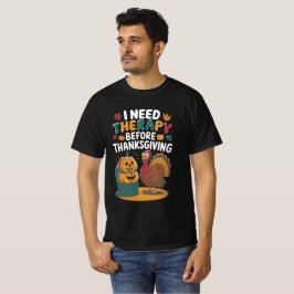 Retro Turkey Therapy T Shirt