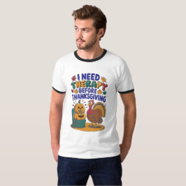 Retro Turkey Therapy T Shirt
