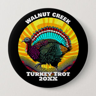 Retro Turkiet Trot Knapp