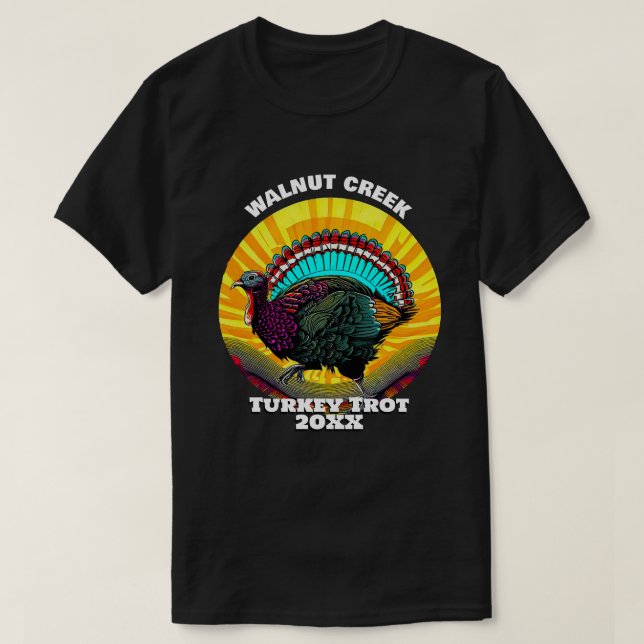 Retro Turkiet Trot T Shirt (Design framsida)