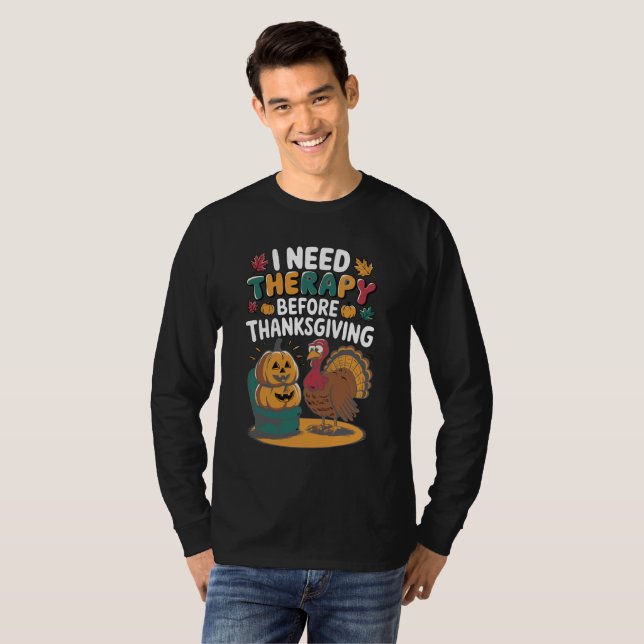 Retro Turkterapi  T Shirt (Hel framsida)