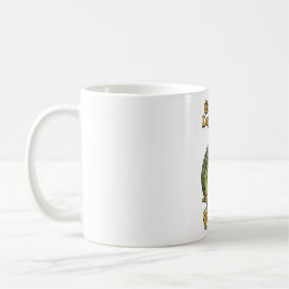 Retro Turtle Legendary Calm White Mug Kaffemugg