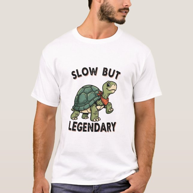 Retro Turtle Legendary Pace Men’s Graphic T-Shirt (Framsida)