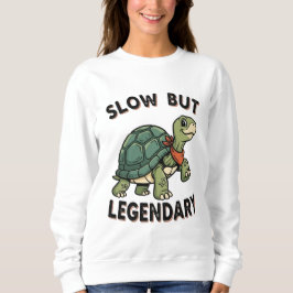 Retro Turtle Slow Legend Women’s Sweatshirt T Shirt