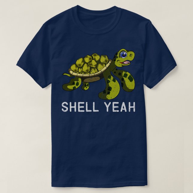 Retro Turtles Snäcka Ja Turtle T Shirt (Design framsida)