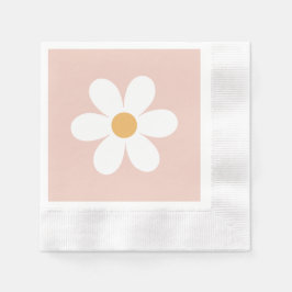 Retro tusenskönapink boho pappersservett
