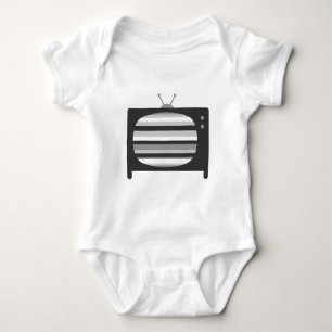 Retro TV-Barnkläder T-shirt