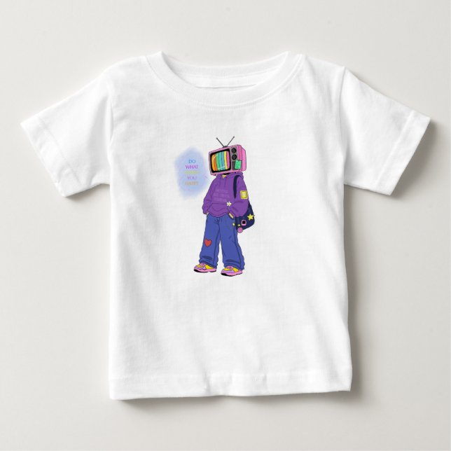 Retro tv dopamin t shirt (Framsida)