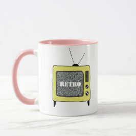 Retro TV Mugg
