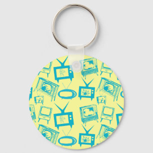 Retro-TV Nyckelring