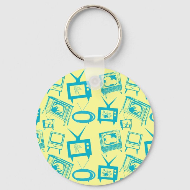 Retro-TV Nyckelring (Framsida)
