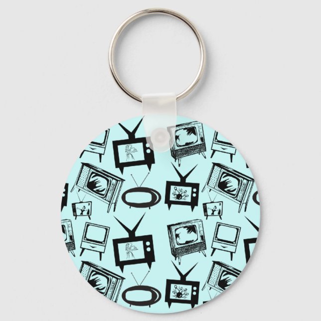 Retro-TV Nyckelring (Framsida)