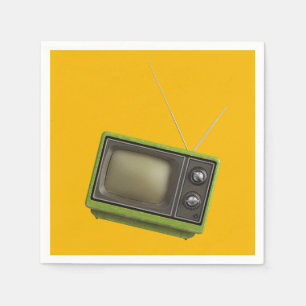 Retro TV Pappersservett