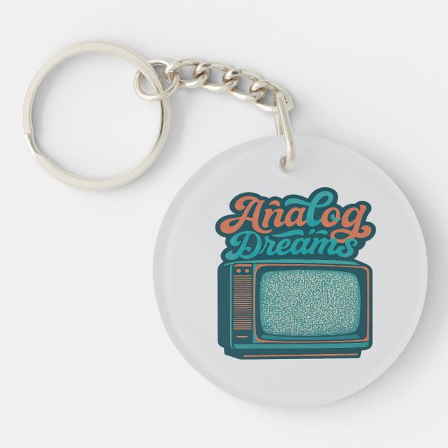 📺Retro TV Retro Art – "Analoga Drömmar" Grafik (Framsidan)