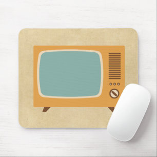 Retro TV-uppsättning Musmatta