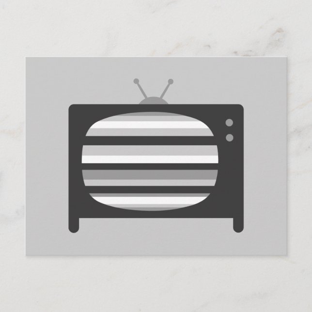 Retro TV Vykort (Framsida)