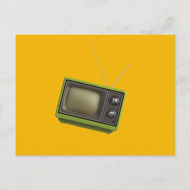 Retro TV Vykort (Framsida)