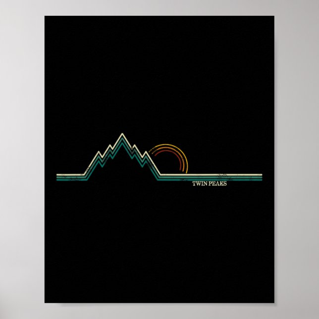 Retro Twin Peaks  Poster (Framsidan)